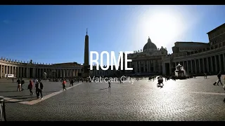 Rome - Italy - Vatican City Walking Tour 4K