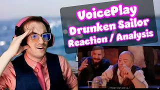 This Cover Was ALL Over The Place!! | Drunken Sailor - VoicePlay | Acapella Reaction/Analysis