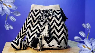 🌺 TUTORIAL Mochila Wayúu ZigZag a Crochet