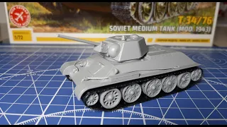 Советский Средний Танк(Обр. 1943) Т34/76. В масштабе 1/72