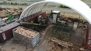 Automated Industrial Firewood Processor - Pezzolato TLC1300 - Fast Firewood Machine