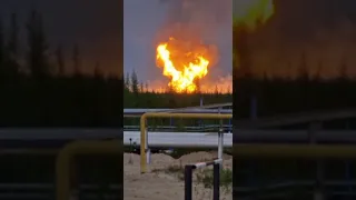 Gazprom Dobycha Yamburg explosion