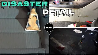 Deep Cleaning A DESTROYED Kia Forte!! | Extreme Interior Extraction | Insane Transformation Detail!