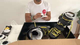 FR1 Deluxe Intuition boot unboxing + setup with Endless 90 frames and FR Urban Speed wheels