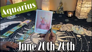 AQUARIUS - "NO NEED TO WORRY THINGS TURN OUT BETTER THAN YOU THINK" JUNE 20TH - 26TH 2022 TAROT