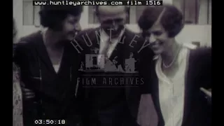 Family home videos, 1920's. Archive film 1516