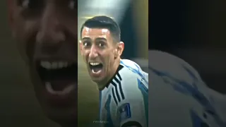 Angel Di Maria 🔥 Cries in celebration after scoring world cup final goal 😈 #shorts