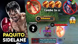 USE PAQUITO TO WIN 100% IN SIDELANE - LEARN HOW TO PLAY PAQUITO IN SIDELANE | MLBB