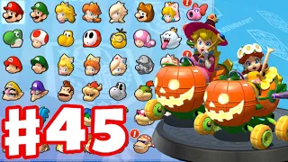 Mario Kart 8 Deluxe Switch Part 45 - Halloween Peach and Daisy Fairy in Leaf Cup and Banana Cup