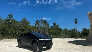 CYBER TRUCK testing in the Florida swamp