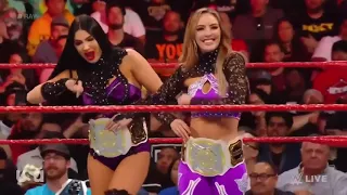 Alexa Bliss & Nikki Cross vs The IIconics Tag Team Titles Match WWE RAW June 17th 2019