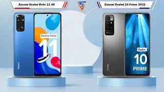 Xiaomi Redmi Note 11 4G Vs Xiaomi Redmi 10 Prime 2022