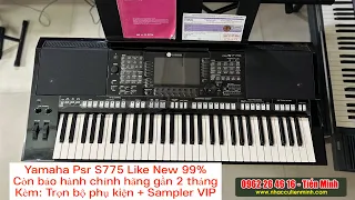 Bán đàn Organ Yamaha Psr S775 Like New 99% - Seri 01146 - Đàn còn bảo hành hãng 2 tháng - Cực hiếm.