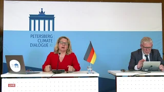 Petersberger Klimadialog: Rede von Umweltministerin Svenja Schulze