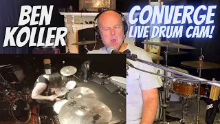 Drum Teacher Reacts: BEN KOLLER | Converge | 'Thaw' | Drum Cam Live 2016