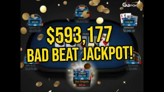 $593,177 Bad Beat Jackpot hit at GG Network