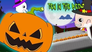 Ten in the Bed Halloween Pumpkin | Children Nursery Rhyme | Kids Songs | Baby Puff Puff