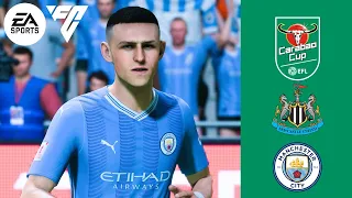 EA Sports FC 24 - Newcastle Utd Vs. Manchester City - Carabao Cup 23/24 | Full Match