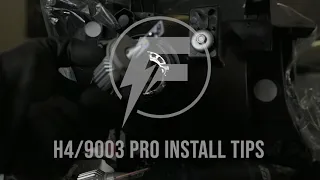 H4 9003 LED Headlight Bulb: How To Pro Install