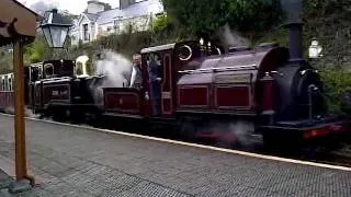 Palmerston & Taliesin double heading at Penryhn Oct 2011