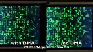 STM32 DMA Test on ST7735