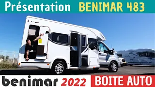 Profilé BOITE AUTO - Présentation du BENIMAR Tessoro 483 modèle 2022 *Instant Camping-Car*