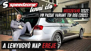 VW Passat Variant TDI DSG (2022): A lenyugvó nap ereje - Hosszútávú teszt