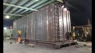 MANUFACTURING OF A LARGE METAL RECTANGULAR TANK - JABROOT STEEL