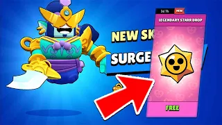 GREATEST!!! SURGENIE SURGE🔥LEGENDARY NEW GIFTS 🎁🔥BRAWL STARS UPDATE😱!!!