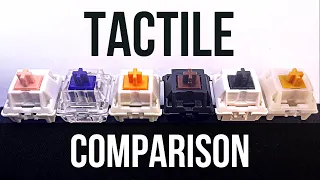 Amateur Tactile Switch Comparison - Gazzew Boba U4T, Holy Panda, Glorious Panda, Zealios, Dark Jades