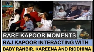 Rare and Unseen Videos of Raj Kapoor with Baby Ranbir, Kareena and Riddhima