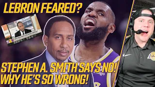 Stephen A. Smith Says LeBron James Has ‘Never Been Feared’! Reaction & Proof That LeBron is Feared