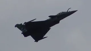 4K | Loud - Fast - Impressive DASSAULT RAFALE Solo Demo at Sanicole 2015