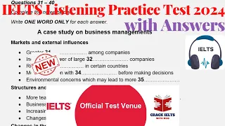 IELTS Listening Practice Test 2024 with Answers | 24.04.2024