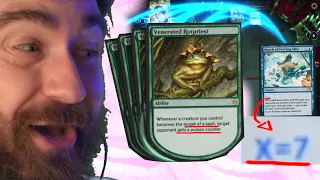 EVERY CARD I DITCH ADDS 2X {NUMBER OF ROTPRIESTS} POISON COUNTERS... GARFIELD??? Standard MTG Arena