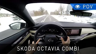 Škoda Octavia Combi 2.0 TDI 150 KM DSG Style (2020) - POV Drive | Project Automotive