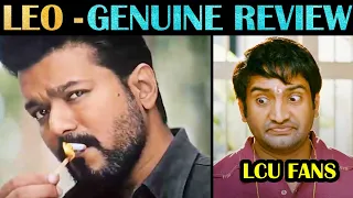 LEO MOVIE - Review | Honest & Genuine | Vijay | Lokesh | LCU | Tamil | Rakesh & Jeni