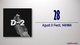 Agust D – 28 (점점 어른이 되나봐) (Feat. NiiHWA) [Rom|Eng Lyric]