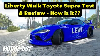 The Crew Motorfest | Liberty Walk Toyota Supra Customization & Review + Top Speed Test