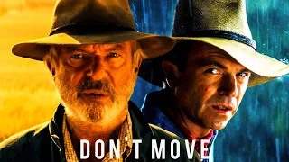 Jurassic Trilogy Don't Move Alan grant Scenes Jurassic World Dominion And Jurassic park