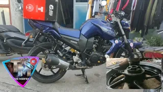 HOW to convert YAMAHA FZ to rear discbrake???