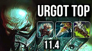 URGOT vs WARWICK (TOP) | Rank 2 Urgot, 11/0/3, Legendary, 400+ games | NA Challenger | v11.4