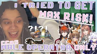 I Tried To Get MAX Risk... MALE OPERATORS ONLY! | Arknights