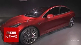 Tesla reveals 'affordable' Model 3 electric car - BBC News