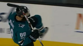 Pavelski hits Burns with sweet pass for OT goal