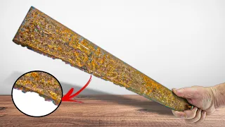 I Restore This Wretched Rusted Machete To An Amazing Finish