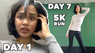 i tried running 5K everyday for a week and this is what happened *beginner* (ad) | clickfortaz