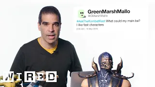 Mortal Kombat Co-Creator Answers MK 11 Questions From Twitter | Tech Support | WIRED