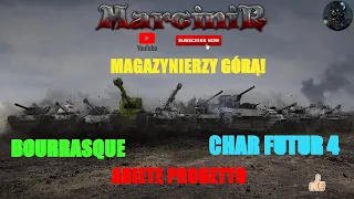 World of Tanks Console Xbox/PS.  Bourrasque, Ariete Progetto, Char Futur 4. Magazynierzy górą!