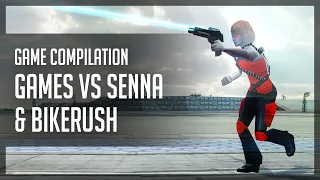 [C&C3: Kane's Wrath] Game Compilation - Games Vs. Senna` & BikeRush [4K 60]